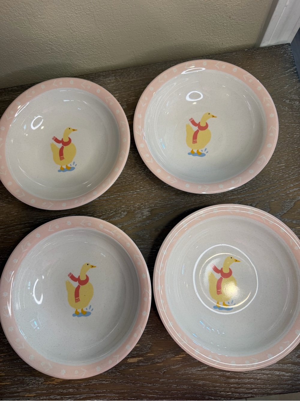 17.5 fl oz Figural Duck Dinner Bowls set of 4 - Pillowfort